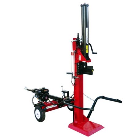 Partidor de troncos térmico F25VH sobre remolque